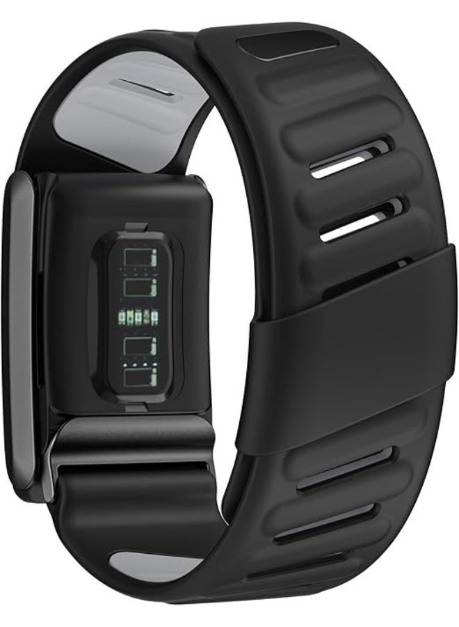 Silicone Comfort Durable Silicone Wristband Compatible with WHOOP 4.0 Band, Soft Silicone Sports Loop Strap for Men & Women, with U Shapped Connector - Image 4